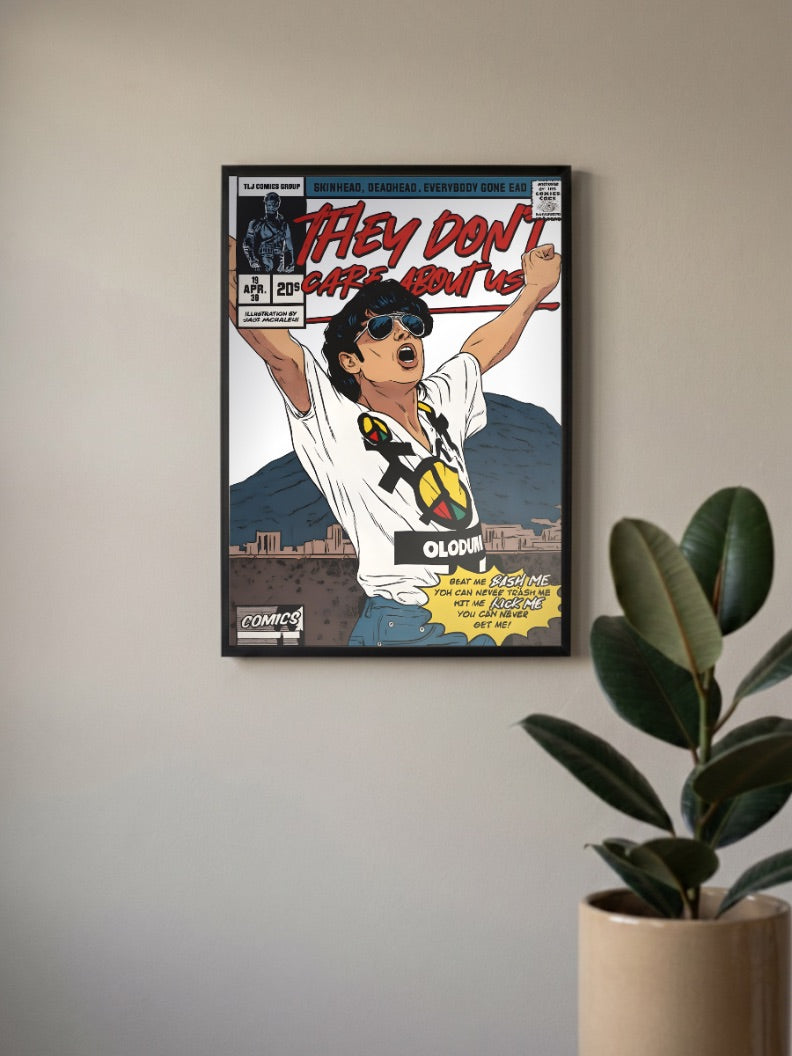 Michael Jackson They Dont Care Singers Poster