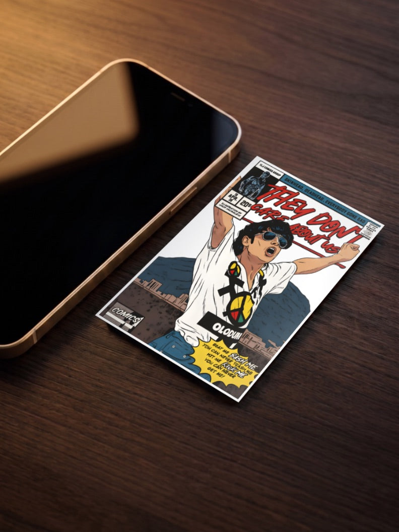 Michael Jackson They Dont Care Singers Poster