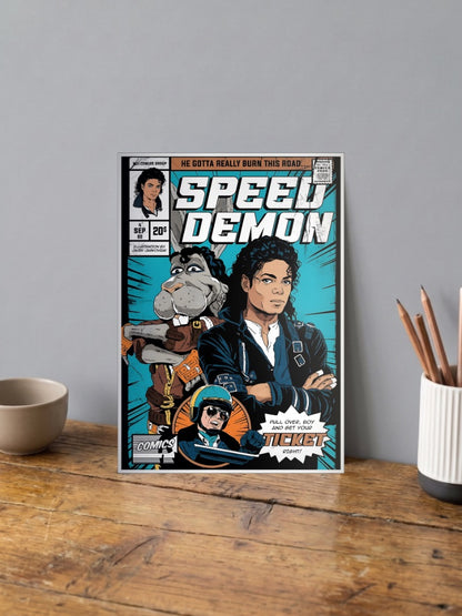 Michael Jackson Speed Demon Cover Singers Poster