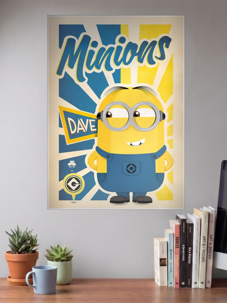 Minions Dave Poster Animated Movie Poster