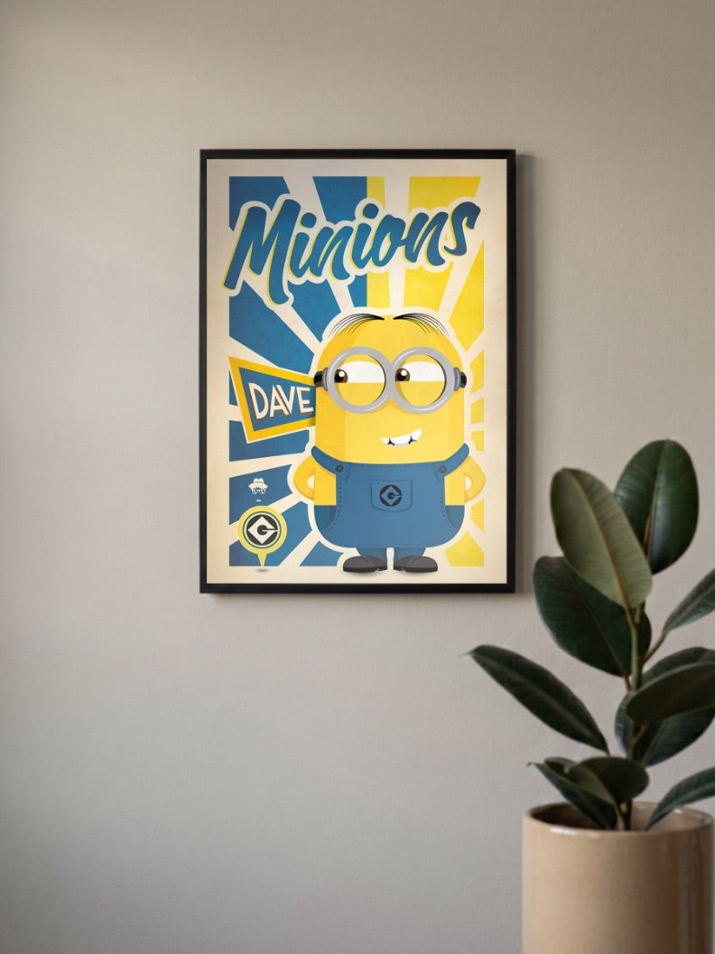 Minions Dave Poster Animated Movie Poster