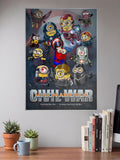 Minions Civil War Parody Animated Movie Poster