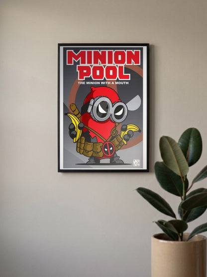 Minion Pool Deadpool Parody Animated Movie Poster
