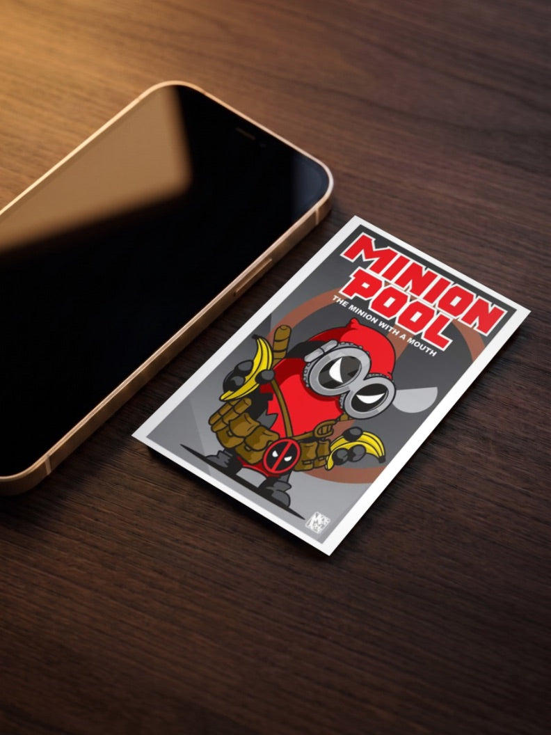 Minion Pool Deadpool Parody Animated Movie Poster
