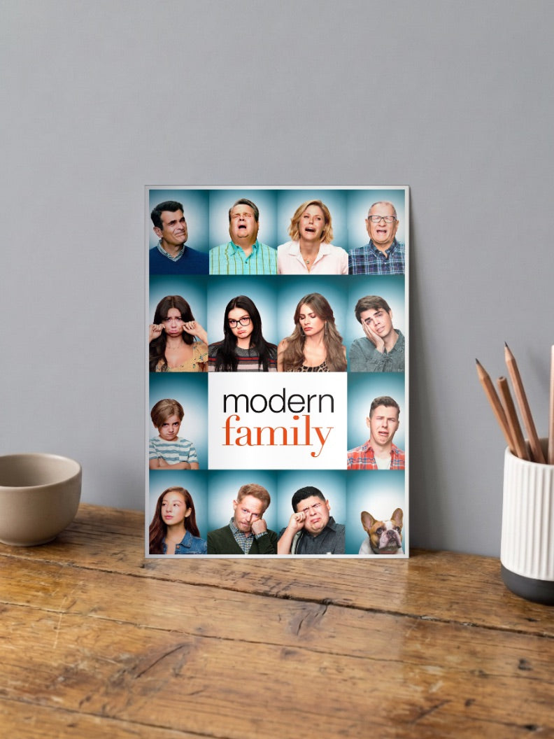 Modern Family Moodboard Poster
