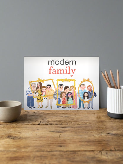 Modern Family Landscape Poster