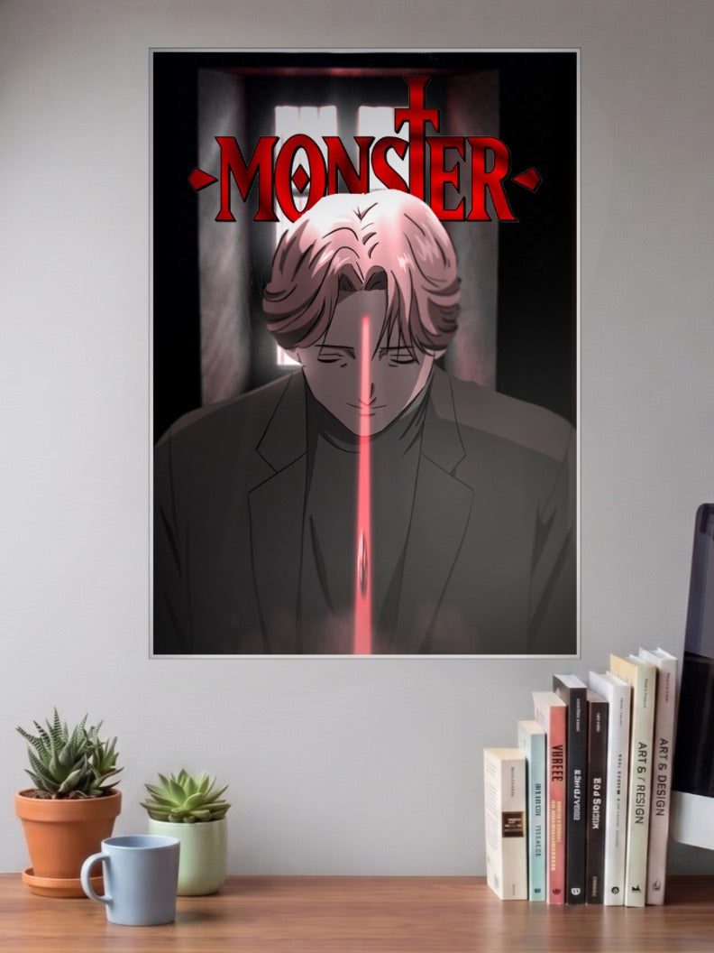 Johan Liebert Monster Poster Anime Poster