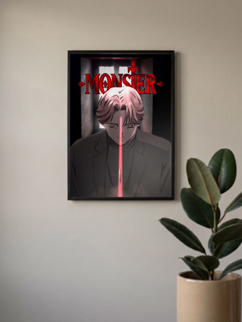 Johan Liebert Monster Poster Anime Poster