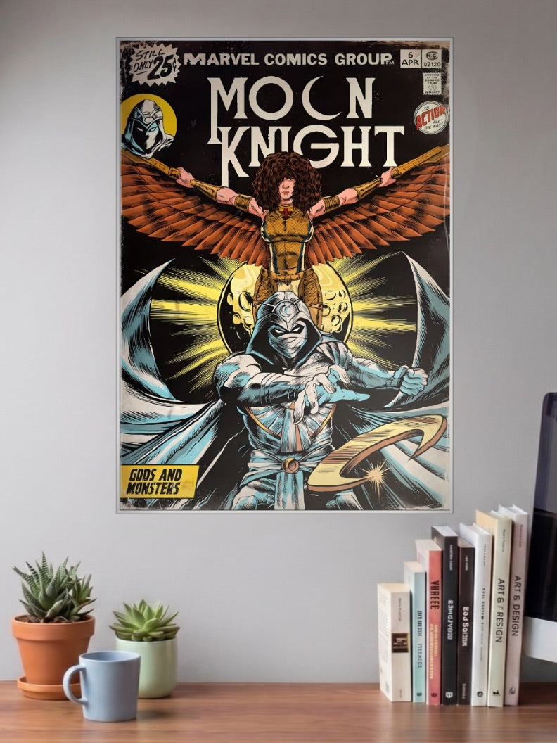 Moon Knight Gods And Monsters Marvel Poster