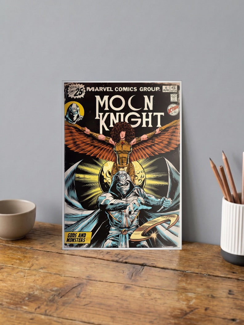 Moon Knight Gods And Monsters Marvel Poster