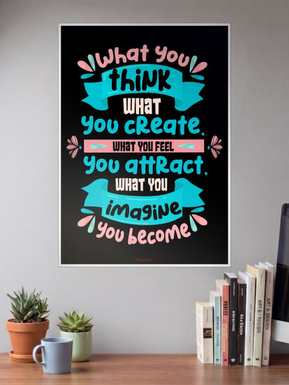 Motivational quote on achievement Poster