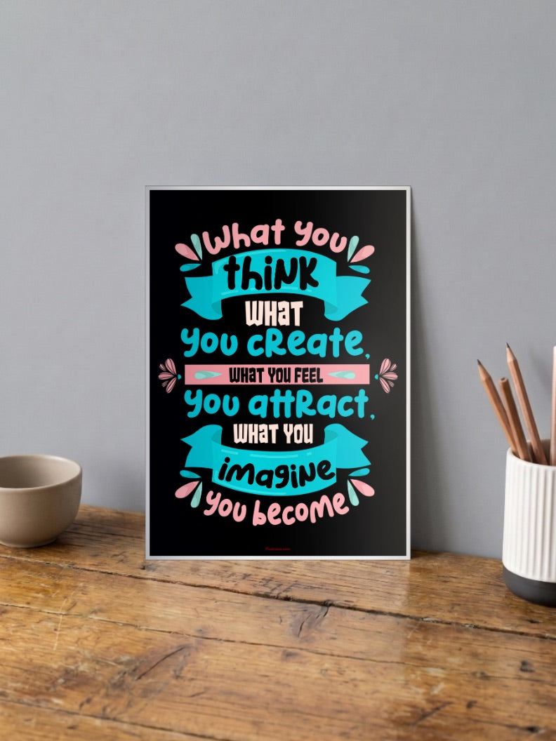 Motivational quote on achievement Poster