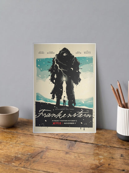 Frankenstein Del Toro Poster Netflix Poster
