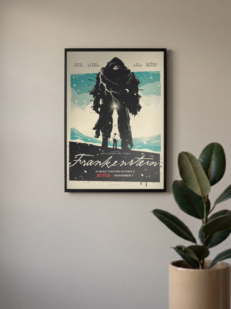 Frankenstein Del Toro Poster Netflix Poster
