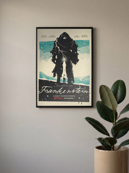 Frankenstein Del Toro Poster Netflix Poster