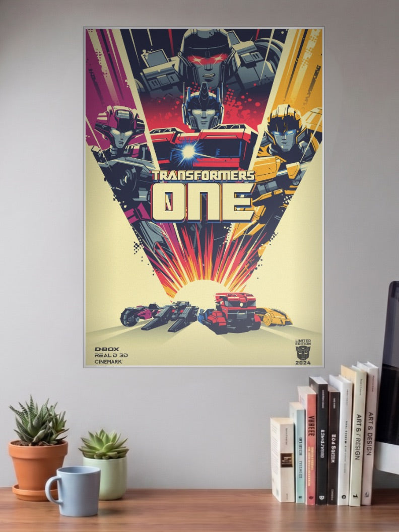 Transformers One Poster Hollywood Movie Poster
