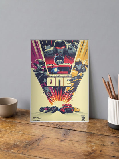Transformers One Poster Hollywood Movie Poster