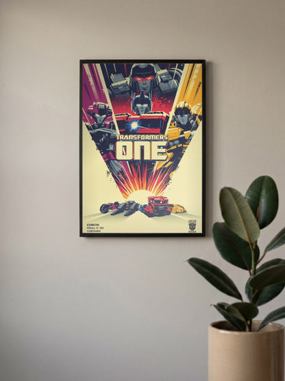 Transformers One Poster Hollywood Movie Poster