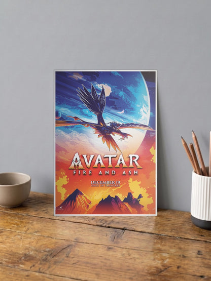 Avatar Ikran Flight Scene Hollywood Movie Poster