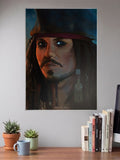 Jack Sparrow Portrait Hollywood Movie Poster