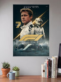 Brad Pitt F1 The Movie Poster F1 Poster