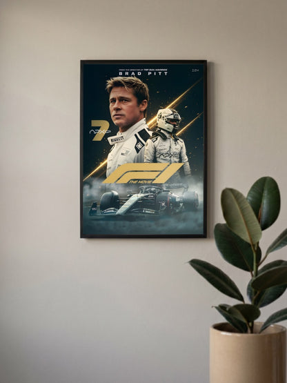Brad Pitt F1 The Movie Poster F1 Poster
