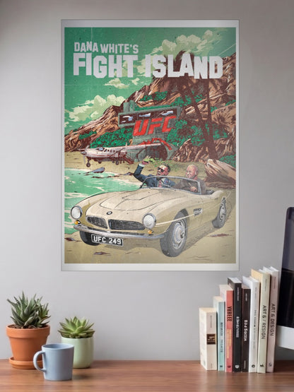 Dana Whites Fight Island MMA Poster