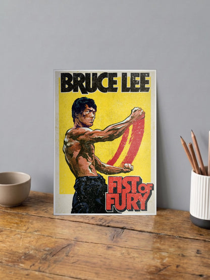 Bruce Lee Fist Of Fury Iconic Poster