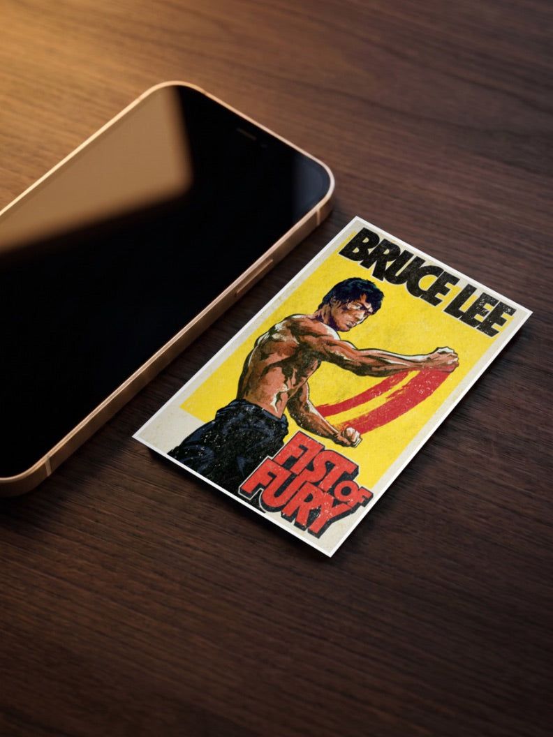 Bruce Lee Fist Of Fury Iconic Poster
