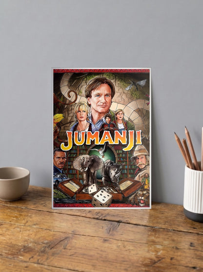 Jumanji Retro Poster Hollywood Movie Poster