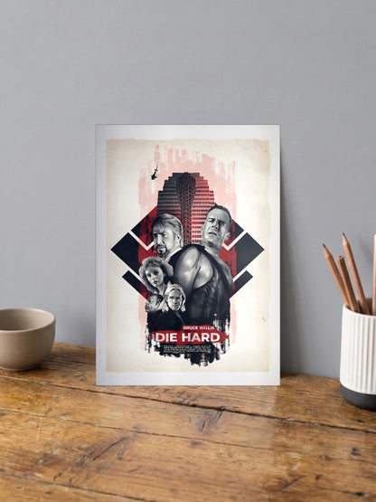 Die Hard Bruce Willis Action Movie Poster