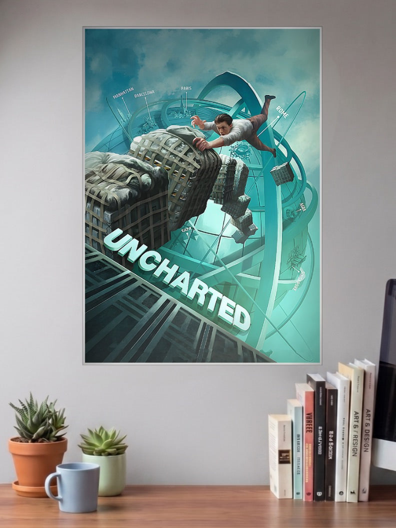 Uncharted Poster Art Hollywood Movie Poster