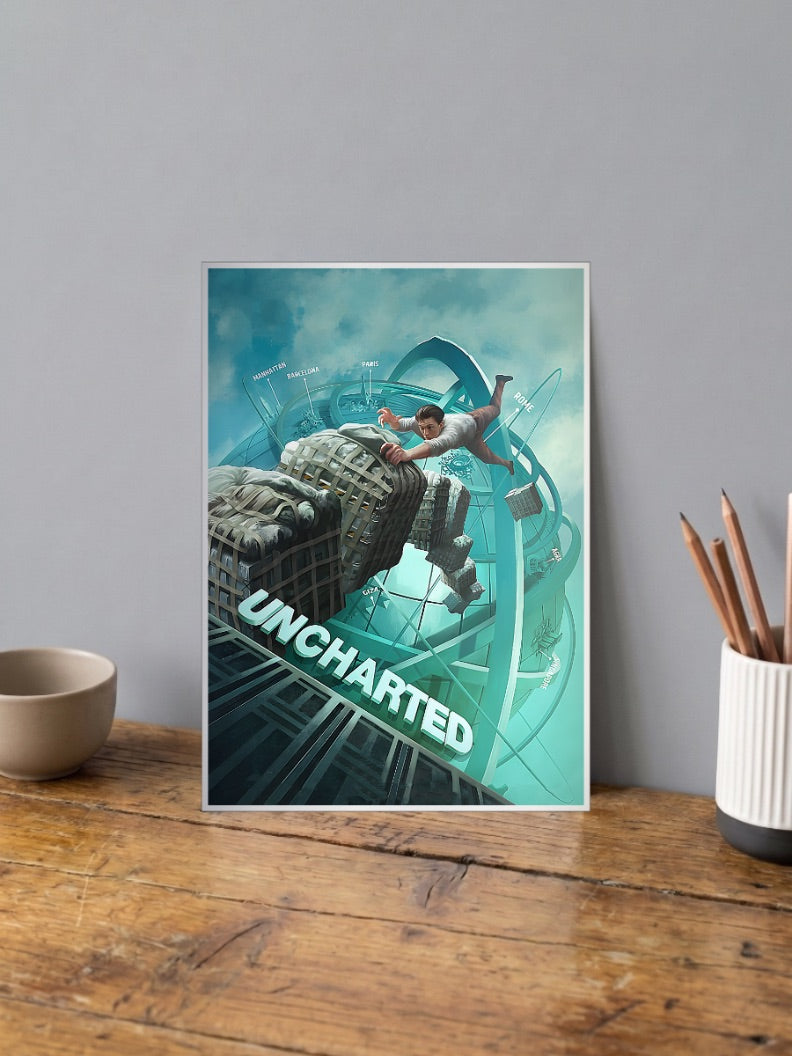 Uncharted Poster Art Hollywood Movie Poster