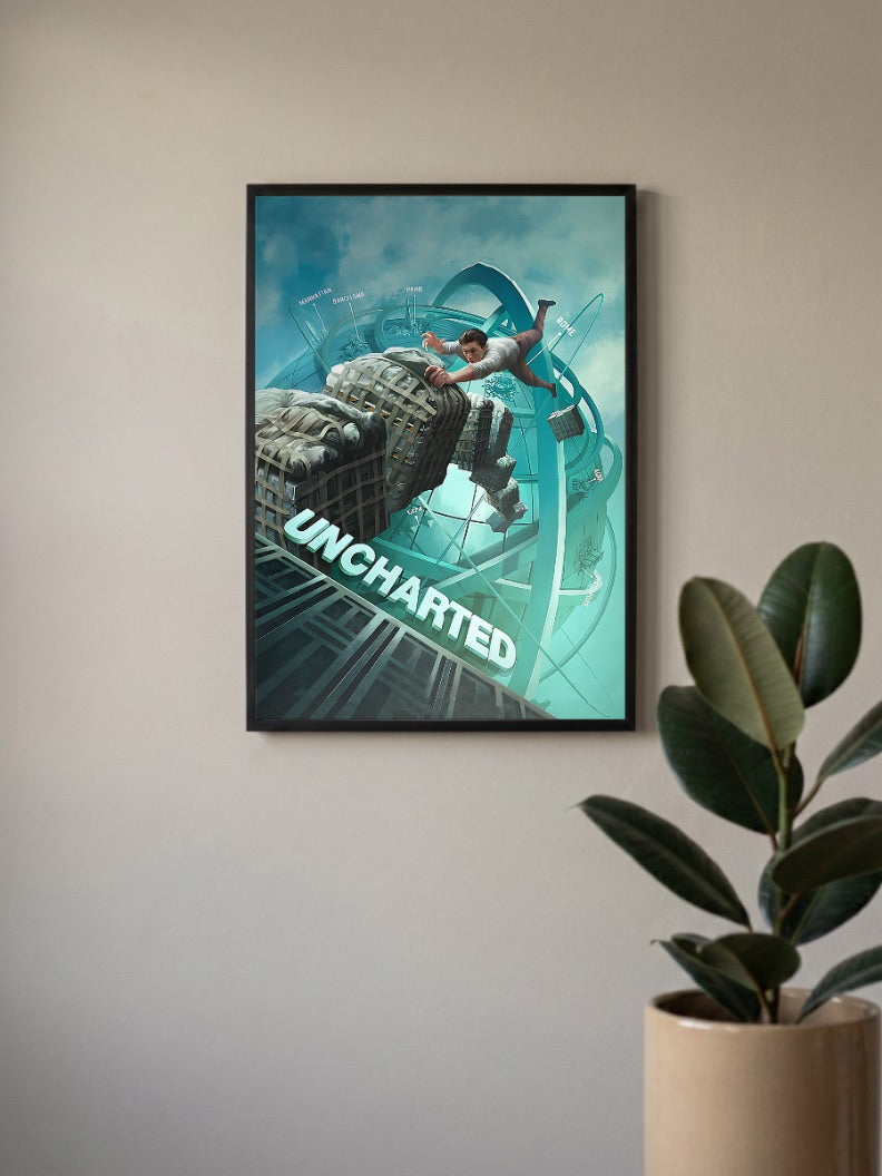 Uncharted Poster Art Hollywood Movie Poster