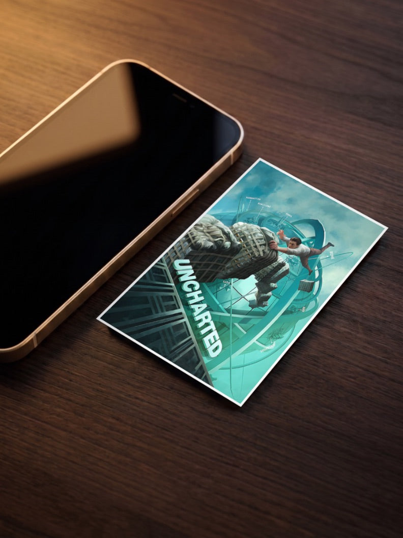 Uncharted Poster Art Hollywood Movie Poster
