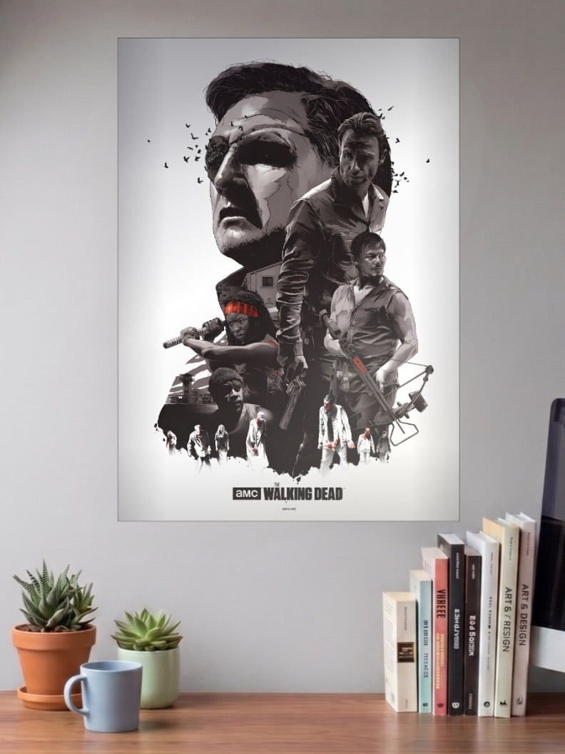 Walking Dead Negan Cast Horror Movie Poster