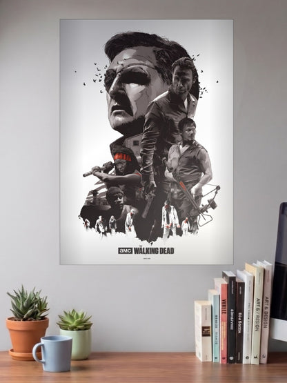 Walking Dead Negan Cast Horror Movie Poster