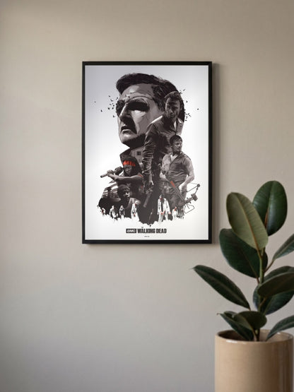 Walking Dead Negan Cast Horror Movie Poster