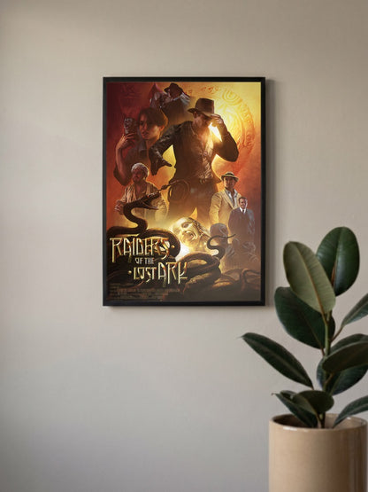 Indiana Jones Raiders Art Hollywood Movie Poster