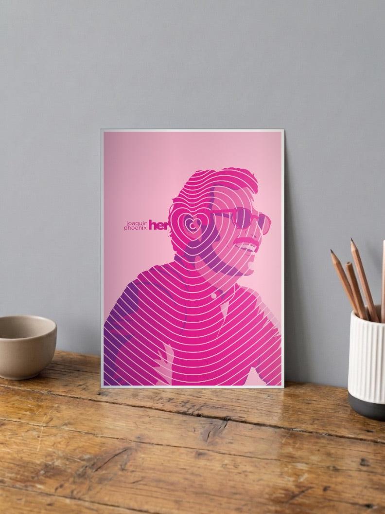 Her-Joaquin Phoenix Poster