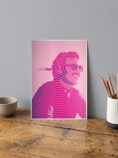 Her-Joaquin Phoenix Poster