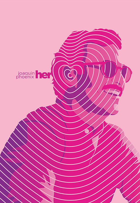 Her-Joaquin Phoenix Poster