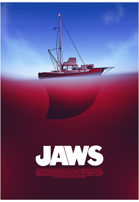 Jaws Artsy Poster