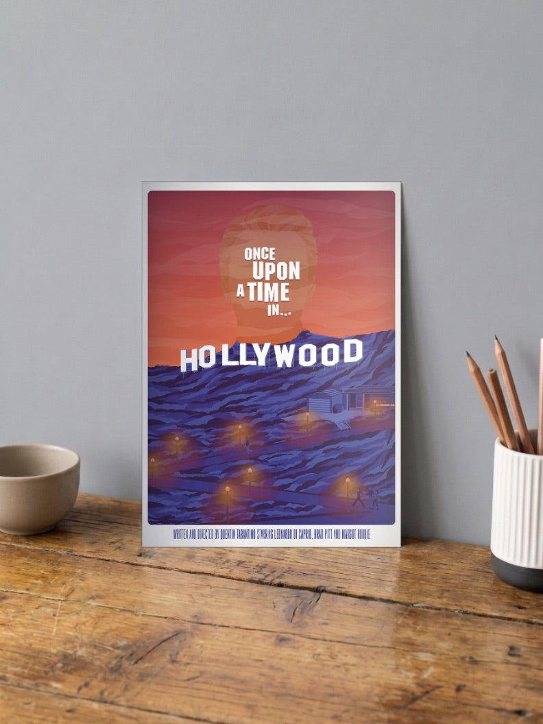 Once Upon A Time In Hollywood Poster
