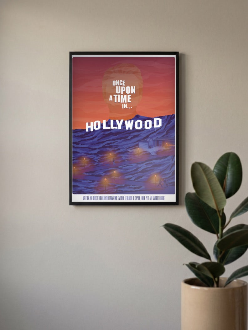 Once Upon A Time In Hollywood Poster