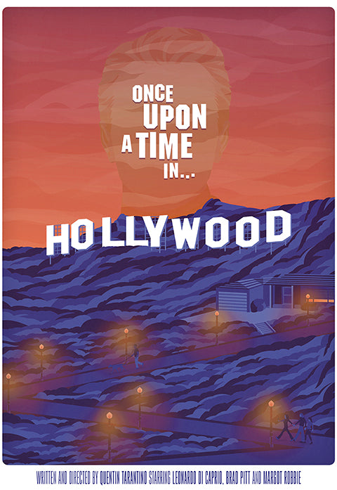 Once Upon A Time In Hollywood Poster