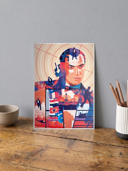 James Bond 007 Collage Poster