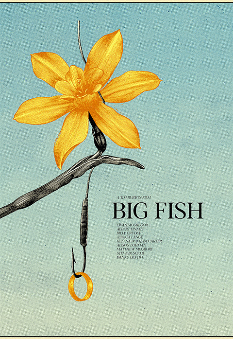 Big Fish Abstarct Poster