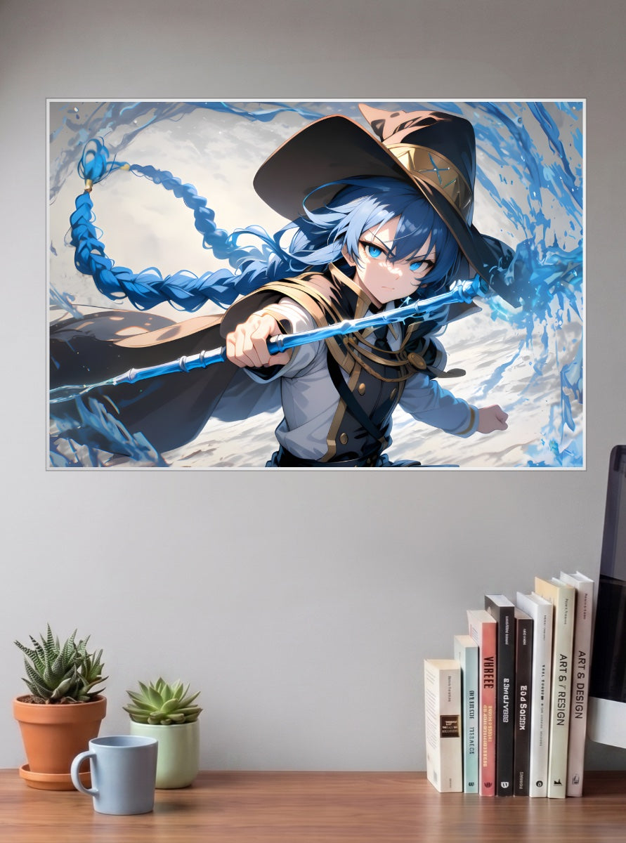 Roxy Mushoku Tensei Anime Poster