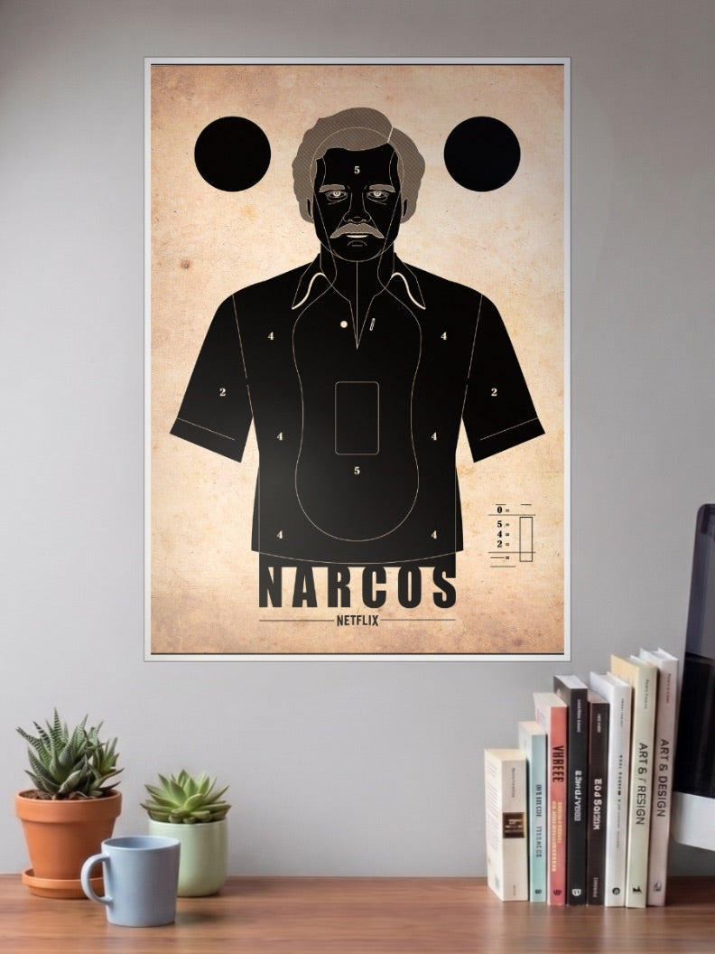 Narcos Monochrome Poster